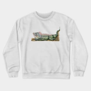 Green island iguana Crewneck Sweatshirt